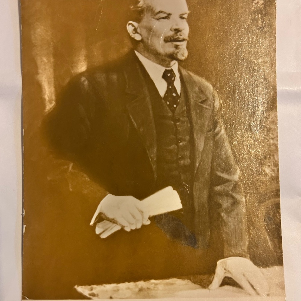 Vintage Lenin Postcard
